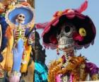 O crânio Catrina, uma das mais populares do Dia dos Mortos no México