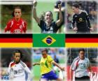 Nomeada para Melhor Jogador do Ano da FIFA 2010 (Fatmire Bajramaj, Marta Vieira da Silva, Birgit Prinz)