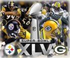 Super Bowl XLV - Pittsburgh Steelers vs Green Bay Packers