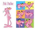 The Pink Panther ou A Pantera cor-de-rosa, uma elegante pantera antropomórfica como estrela de divertidas aventuras 