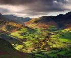 Newlands Valley, Cumbria, na Inglaterra