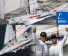 A Mapfre em segundo lugar no Mundial de Barcelona Race 2010-11