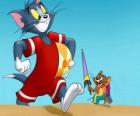 Tom e Jerry na praia