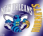 Logo do New Orleans Hornets, equipe da NBA. Divisão Sudoeste, Conferência Oeste