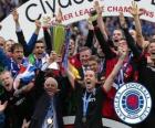 Rangers FC, Glasgow Rangers, campeão da Liga Escocesa de Futebol 2010-2011 