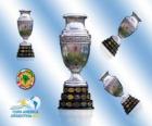 O troféu da Copa América 2011