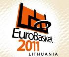 Logo EuroBasket 2011 Lituânia. Campeonato Europeu de Basquetebol 2011. Fiba Europa