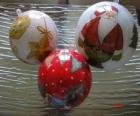 bolas de Natal decorada