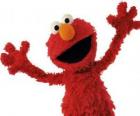 Elmo, sorrindo