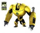 Armaru ou Armodrillo, alien robusta como um tatu robô do planeta Terraexcava. Ben 10 Ultimate Alien