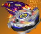 Beyblade Tyson, o pião de batalha do Dragoon. Dragoon é a Besta Bit de Tyson 