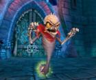 Skylander Ghost Roaster, uma criatura que come os maus espíritos. Skylanders Mortos vivos