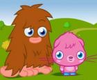 Furi e Poppet, dois monstros engraçados de Moshi Monsters