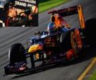 Sebastian Vettel - Red Bull - Melbourne, grande prêmio da Austrália (2012) (2º lugar)