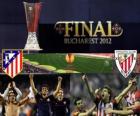 Atlético Madrid vs Athletic Bilbao. Final Europa League 2011-2012 no Estádio Nacional de Bucareste, na Roménia