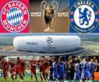 Bayern de Munique vs Chelsea FC. Final da UEFA Champions League 2011-2012. Allianz Arena, Munique, Alemanha