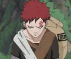 Gaara é um ninja de Sunagakure, a Vila Oculta da Areia