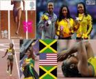 Atletismo 100m mulheres Londres 12