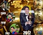 Lionel Messi Ballon d'Or da FIFA 2012