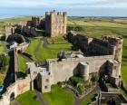 O Castelo de Bamburgh, Inglaterra