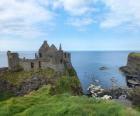 O Castelo de Dunluce, Irlanda do Norte