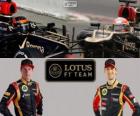 Lotus F1 Team 2013, Kimi Räikkönen e Romain Grosjean