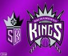 Logo Sacramento Kings, equipe da NBA. Divisão do Pacífico, Conferência Oeste