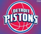 Logo Detroit Pistons, equipa da NBA. Divisão Central, Conferência Leste