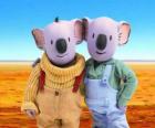 Frank e Buster, os irmãos coala