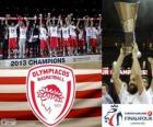 Olympiacos Piraeus, campeão da Euroliga de basquetebol 2013