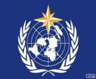 Logo da OMM, Organização Meteorológica Mundial