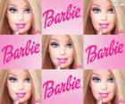 Colagem de Barbie