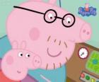 Peppa Pig e o pai dela