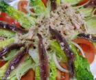 Salada de corações de alface de Tudela