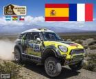 Nani Roma e Michel Perin campeões carros no Dakar 2014