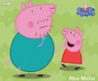 Peppa Pig com seu pai