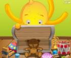 Pypus e sua caixa de brinquedos