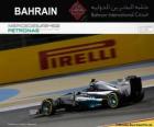 Nico Rosberg - Mercedes - Grande Prêmio de Bahrain 2014, 2º classificado