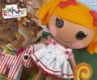 Spot Splatter Splash Lalaloopsy com seu animal de estimação, uma zebra