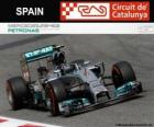 Nico Rosberg - Mercedes - GP da Espanha 2014, 2º classificado