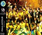 Maccabi Electra Tel Aviv, campeão da Euroliga de basquete 2014