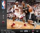 2014 NBA finais, 3 jogo, San Antonio Spurs 111 - Miami Heat 92