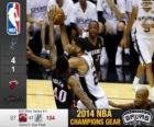 2014 NBA finais, 5ª jogo, Miami Heat 87 - San Antonio Spurs 104