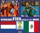 Holanda - México, oitava final, Brasil 2014