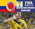 Sapato de James Rodriguez, Chuteira de Ouro. Copa do mundo de futebol Brasil 2014