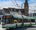 O trólebus é um ônibus elétrico alimentado por uma catenária da qual recebe a energia elétrica