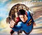 Superman, o super-herói voando