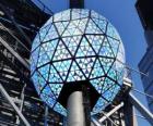 A bola do ano novo, Times Square, Manhattan, Nova Iorque