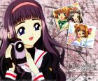 Tomoyo Daidouji, a melhor amiga de Sakura em the adventures de Sakura Card Captors ou Sakura, a Caçadora de Cartas