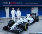 Equipe formada por Valtteri Bottas, Felipe Massa e o novo FW37